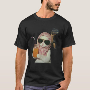 Lustige Chill-Katze Dinosaurier Meme Männer Frauen T-Shirt
