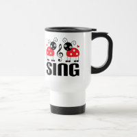 Lustige Chor-Sänger-Musik-Tasse