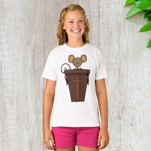 Lustige christliche Kirchenmausfigur T-Shirt