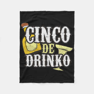Lustige Cinco-De-Mayo-Drinking-Feier Fleecedecke