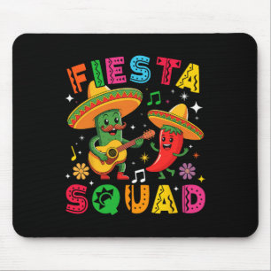 Lustige Cinco De Mayo Fiesta Squad Mexikanische Üb Mousepad