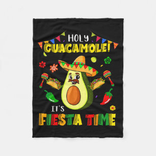 Lustige cinco de mayo heilige guacamole Party Zeit Fleecedecke