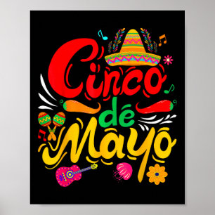 Lustige Cinco De Mayo Mexikanische Fiesta-Party 5  Poster