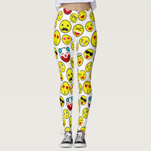 lustige Clown-Emojis Leggings
