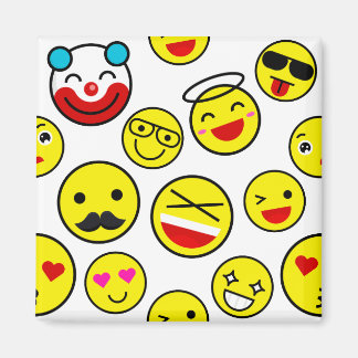 lustige Clown Emojis Magnet