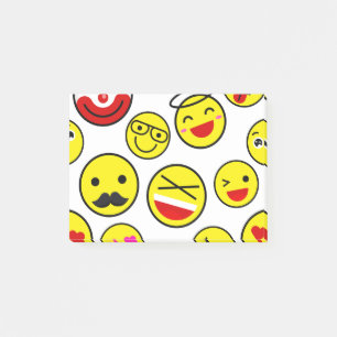 lustige Clown-Emojis Post-it Klebezettel