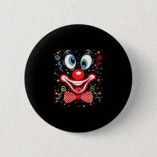 Lustige Clown-Kostüme für Kinderkarneval für Fraue Button