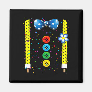 Lustige Clownkostüme für Damen für Kinderkarneval Magnet