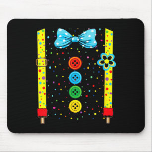 Lustige Clownkostüme für Frauen für Kinderkarneval Mousepad