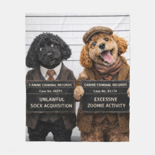 Lustige Cockapoo-Decke Geschenk für Hundebesitze Fleecedecke
