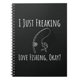 Lustige coole Angelgeschenke Angler Humor Notizblock