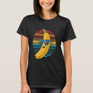 Lustige Coole Banane für Männer Frauen Kinder Retr T-Shirt