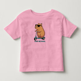 Lustige Coole Capybara Roller Vibes Kleinkind T-shirt