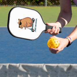 Lustige Coole Capybara Roller Vibes Pickleball Schläger