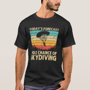 Lustige coole Fallschirmspringen-Kunst für Männer T-Shirt