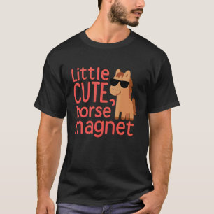 Lustige Coole Pferd Magnet Sonnenbrille Grafik für T-Shirt
