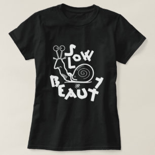 Lustige coole Schnecken Cartoon T-Shirt