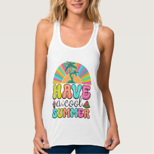 Lustige coole Sommer-Wortkunst Strand  Tank Top