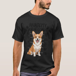 Lustige Corgi-Anatomie Hunde Liebhaber Pembroke We T-Shirt