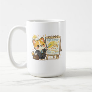 Lustige Corgi-Wetter-Nap-Chance Kaffeetasse