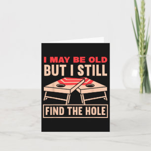 Lustige Cornhole Opa Vatertag Wurfspiele Karte