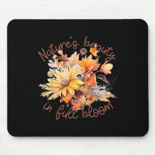Lustige Cottagecore-Herbstfarben Fall Canadian Lea Mousepad