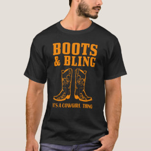 Lustige Cowgirl Für Mädchen Frauen Coole Rodeo Sti T-Shirt