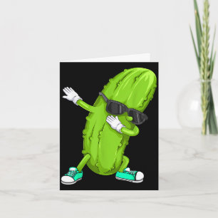 Lustige dabbing Gurke Geschenk _ süße tanzende Gur Karte