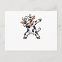 Lustige Dabbing-Kuh Süße Dabbing-Kuh Bauernhof-Tie