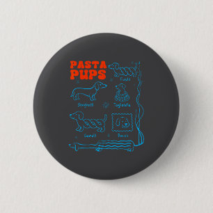 Lustige Dackel Wiener Hund Pasta Foodie Do Button