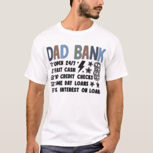Lustige Dad-Bank T-Shirt