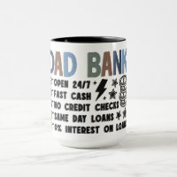 Lustige Dad-Bank