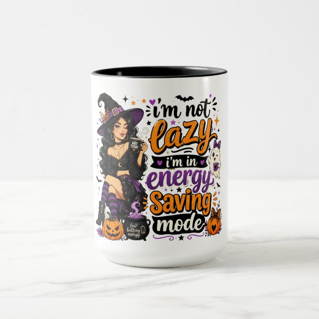 Lustige Damen Halloween Tasse (Zentrum)