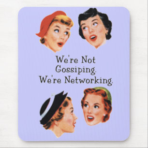 Lustige Damen Mousepad