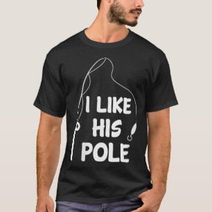 Lustige Damen-Paar-Geschenke für Angler-Fans T-Shirt