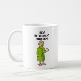Lustige Damenpensionierung Kaffeetasse