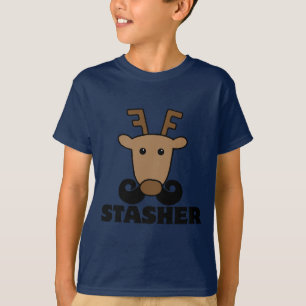 lustige Dasher-Schnurrbart T-Shirt