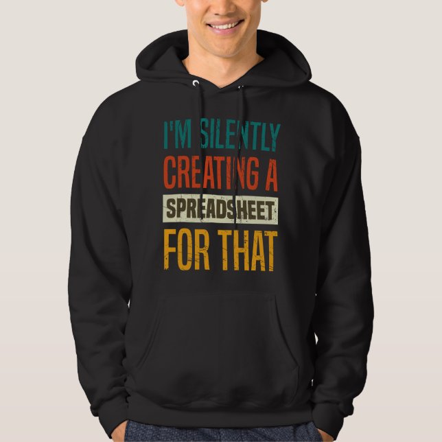 Lustige Datenanalyse Datenentwicklung für ein Date Hoodie (Vorderseite)