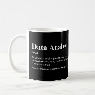 Lustige Datenanalyse-Definition für Datenanalysten Kaffeetasse