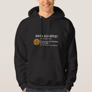 Lustige Definition eines Data Scientists Informati Hoodie