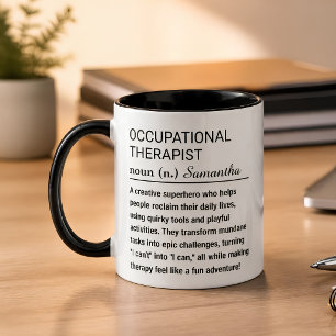 Lustige Definition eines Ergotherapeuten Kaffeetasse