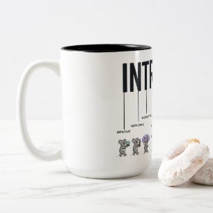 Lustige Definition eines Introtypen – Ruhige Persö Zweifarbige Tasse