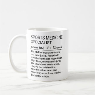 Lustige Definition eines Sportmedizin-Spezialisten Kaffeetasse