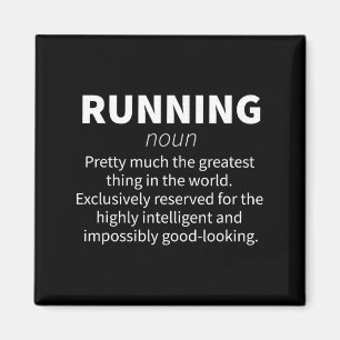 Lustige Definition Lachen 5k-Marathonläufer Magnet