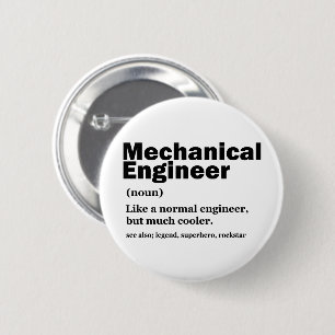 Lustige Definition Mechanikingenieur Ingenieurwese Button