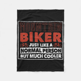Lustige Definition von Mountainbiker, Radfahren Mt Fleecedecke