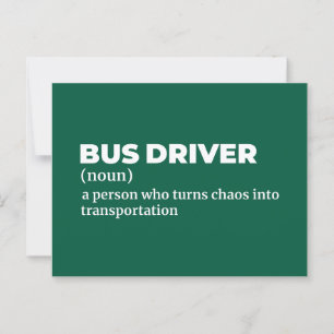 Lustige Definition von Transitfahrer Postkarte