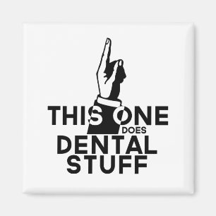 Lustige Dental Vintage - Zahnarzt Hygienikerin Die Magnet