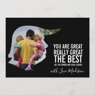 Lustige der Vatertags-Karte Einladung