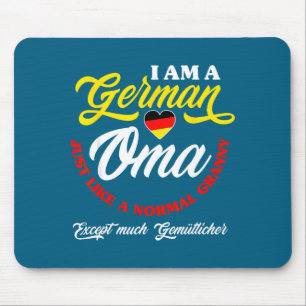 Lustige Deutschland Deutsche Oma Deutsche Oma Deut Mousepad